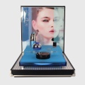 modern glass display showcase cosmetic shop counter