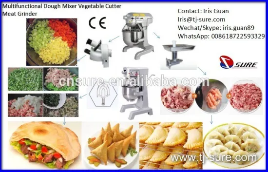 Multifunctional Dough Mixer Vegetable Cutter Meat Grinder