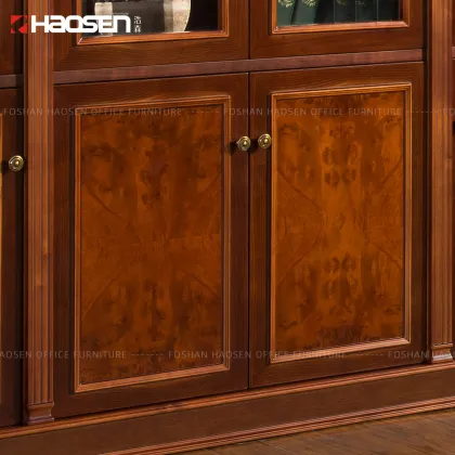 HAOSEN 0807A Luxury Wooden Bookcase for Home