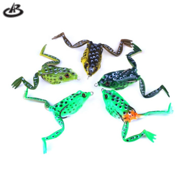 Factory Price Soft Fishing Bait: 5.5cm / 15.5g Artificial Frog Lure