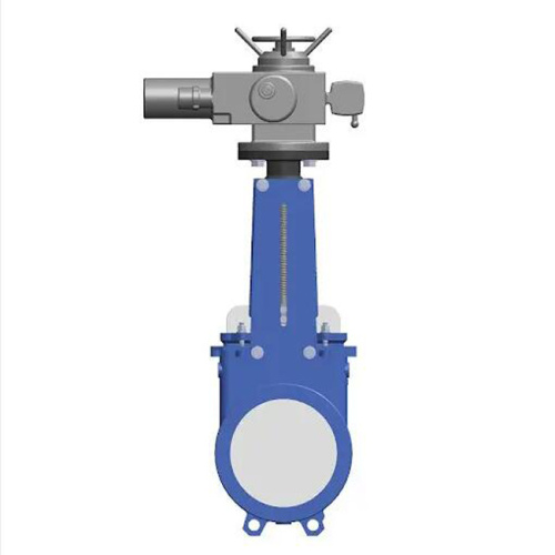  Pneumatic Gate Valve Flange Connection Type Pneumatic Knife Gate Valve Supplier