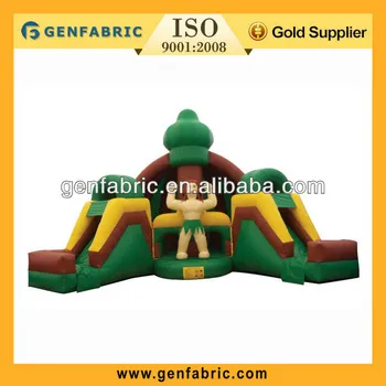 Fun large blow up inflatable bounce house combo
