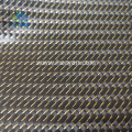 TPUコーティングされた色付きのキラキラ炭素繊維革布