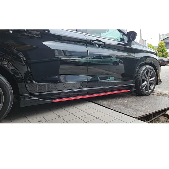 ABS Carbon Fiber Side Panel Door Body Kits Molding Trim for Alza 2020-2022 - Car Accessories