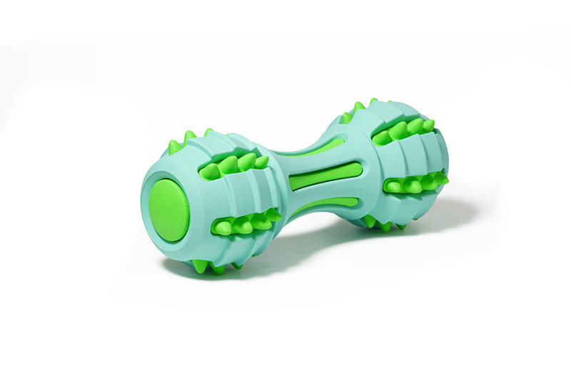 Rubber Dog Toy Dumbell