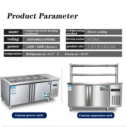 Milk Tea Shop Equipment: Double Temperature Freezer Manufacturers