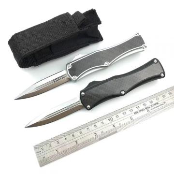 OTF knife Aviation Aluminum Handle Spring Double Action