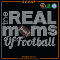 Sepakbola Moms besi di appliques kristal