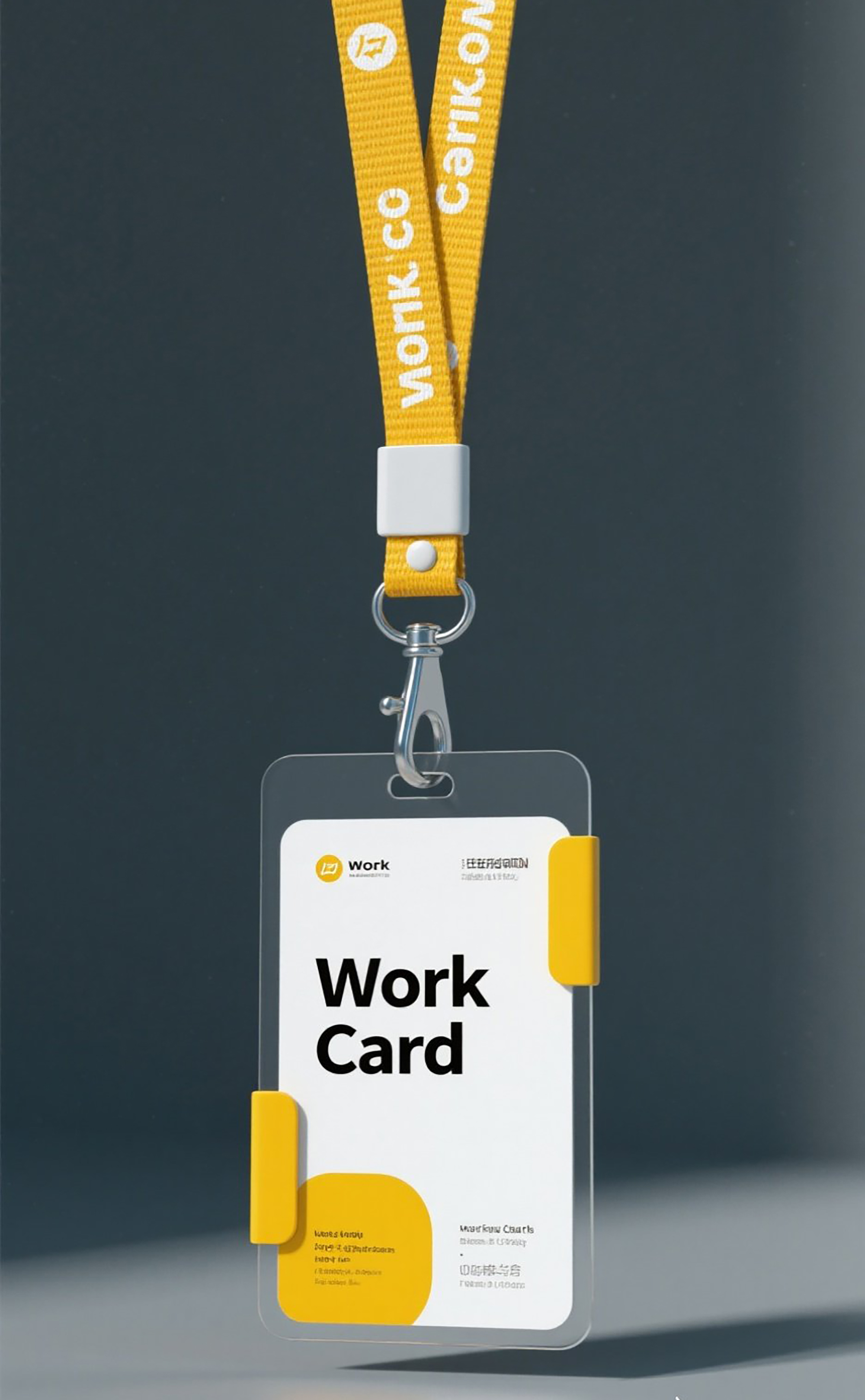 Custom ID badge holder