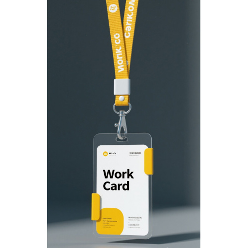 Custom ID badge holder