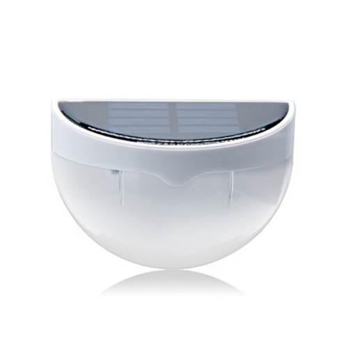 Half Circle White LED Outdoor Wall Light