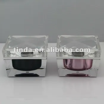 15g,30g,50g square shape cosmetic cream acrylic jar containers