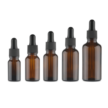 30ml bernsteinfarbene Glas-Tropfflaschenverpackung