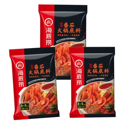 Chinese Traditional Flavor Convenient Tomato Hotpot Base Clear Soup Base