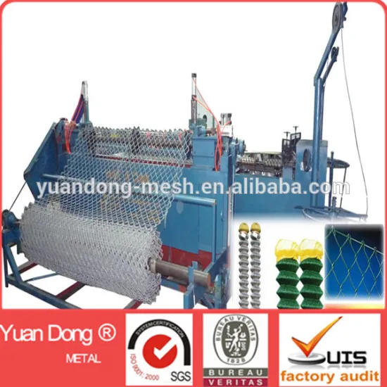 Alibaba fully-automatic chain link fence machine