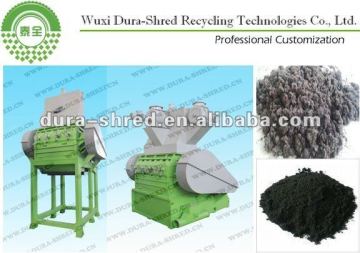 High quality brand new low price waste tyre rubber powder grinder machine for sale in tire recycling plant