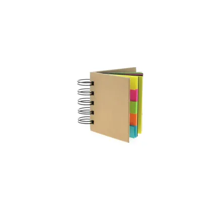 Multi-layer Logo Printed Fluorescent Sticky Notes Notebook