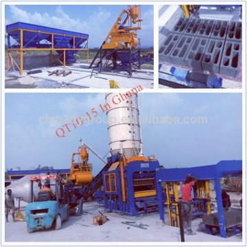 QT10-15 automatic interlocking brick block making machine price in south africa