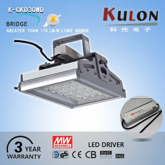 meanwell new product 30w warehouse led high bay light