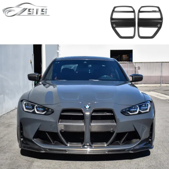 G82 Grille Fit for M Series G80 G82 G83 - DRY Carbon Fiber V Style Front Grille Replacement