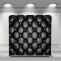 black pattern straight pillow case photo booth backdrop