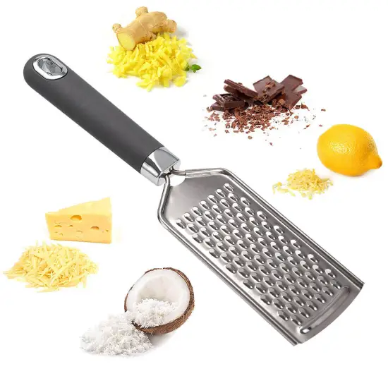 Handheld Stainless Steel Vegetable and Cheese Grater Shredder Cutter for Ginger and Other Foods