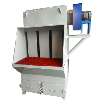 Industrial Draft Sanding and Grinding Table with Fog Machine for Core Pump Component Manufacturing