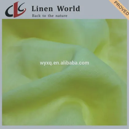 60*60High Quality Plain Dyed 100%Ramie Fabric For Garment