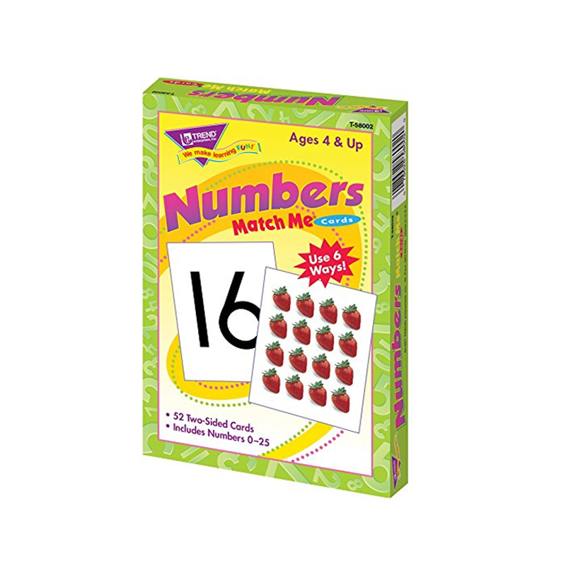 Kids Educational Math Numbers Match Cards