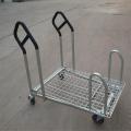 Almacén de alta calidad de 4 ruedas Galvanized Stock Trolley