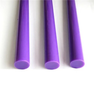 Purple Flexible Stick PE Rod Low Density Polyethylene