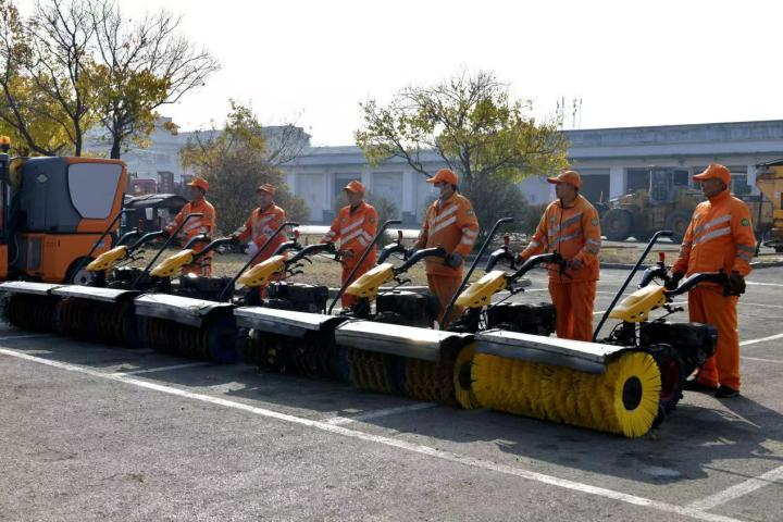 Snowremoval preparation in Shenyang Province,