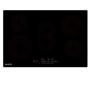 Low Power Continual Heating Slider Control for 5 Burner Induction Cooker