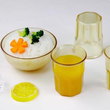 Environmentally Friendly Durable Tableware: Transparent Rice and Baby Bowls for Kitchen Supplies