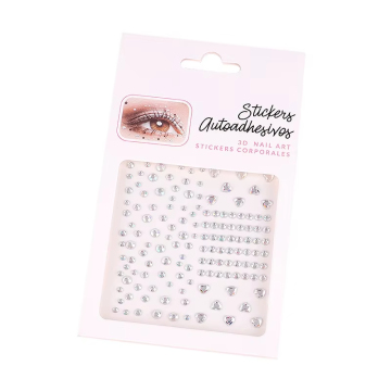 Ultimo arrivo: Stick per il makeup per sopracciglia per bambini - viso e unghie multi -stile con diamante