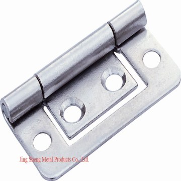 Small zinc plated hinge for wooden box