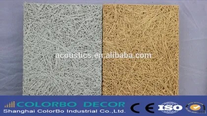 Building materials Interior wood wool acoustic wall panels