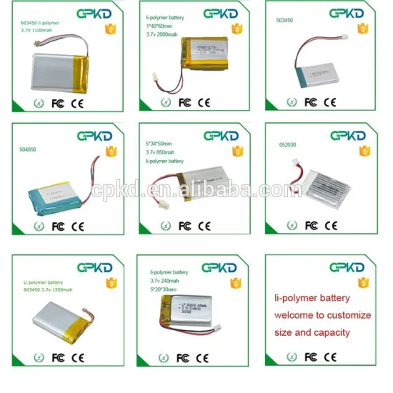 3.7v Li-Polymer rechargeable battery PCB protect 104050 with wire connector