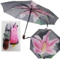 Ταξιδεύοντας ομπρέλα Auto Flower Design 3 Αναδιπλούμενη ομπρέλα