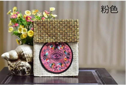 ljy22 National fashion bag and oblique cross bag