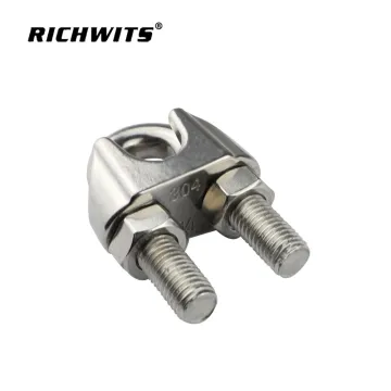 Stainless Steel cable clips 304/316 Malleable Wire Rope Clips for boat