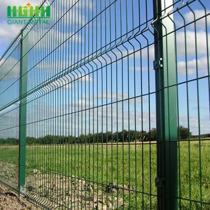 High security Outdoor decorative 3d wire msh fence