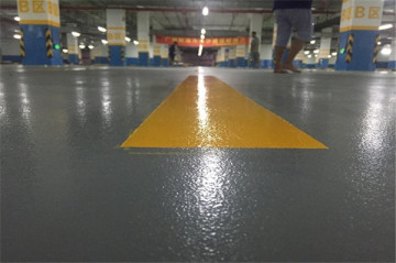 Garage factory epoxy micro-beads anti-skid floor