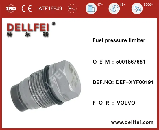 Common Rail Pressure Limit Valve 5001867661 for VOLVO