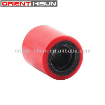 High quality and best service Red caster black iron wheel center caster