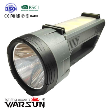 WARSUN Outdoor IPX5 800Lm & 200Lm ABS PC Portable Double Light Source Hunting Lighting LED Searchlight: Your Ultimate Adventure Companion