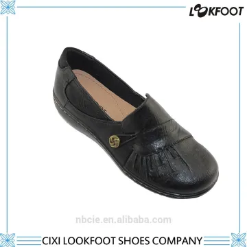 Pu injection middle age women casual shoe