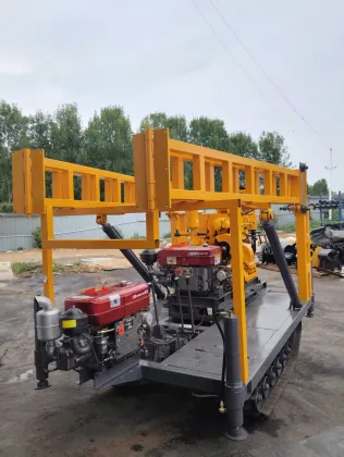 Pneumatic Drilling Rig, Tracked Water Well Drilling Rig