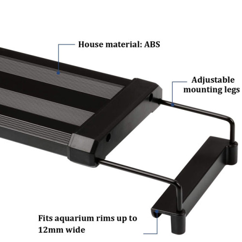 Aquarium -Fischtankleuchten mit Aluminiumgehäuse