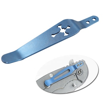 Titanium Pocket Knife Clip Folding Knife Back Clips